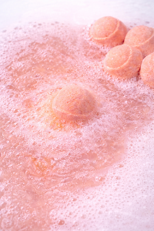 BILLES DE BAIN EFFERVESCENTES MANGUE