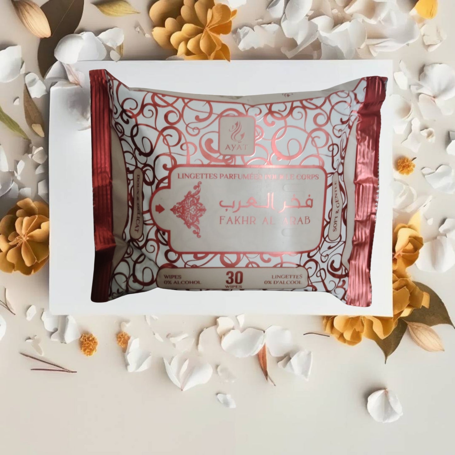 LINGETTES PARFUMÉES FAKHAR AL ARAB. ( AYAT) DUBAÏ