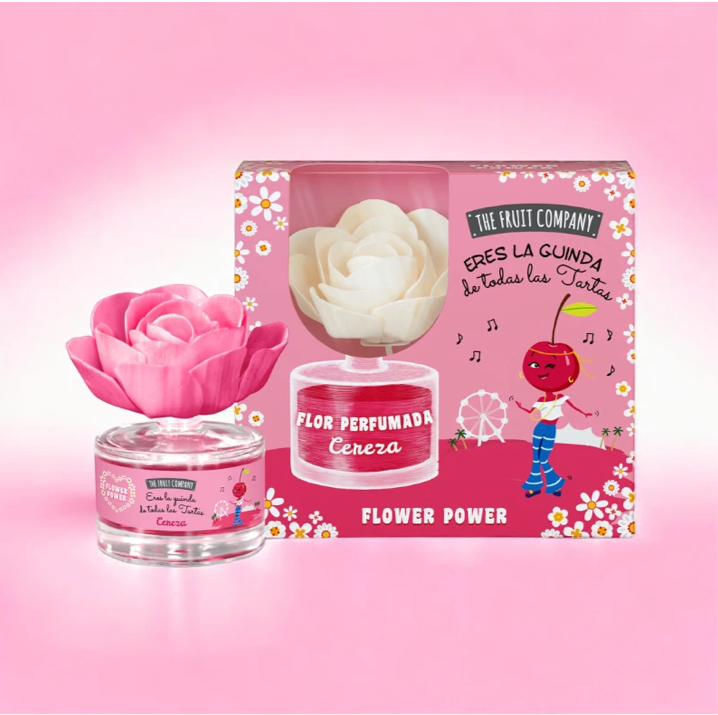 FLEUR  D’AMBIANCE PARFUMÉE 30 jours 0% Alcool À LA CERISE  ( thé fruit compagny)