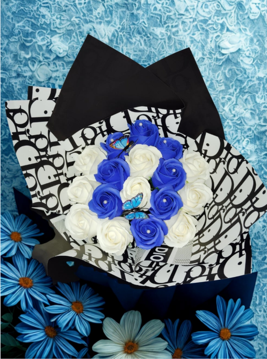 BOUQUET 18 ROSES DE SAVONS