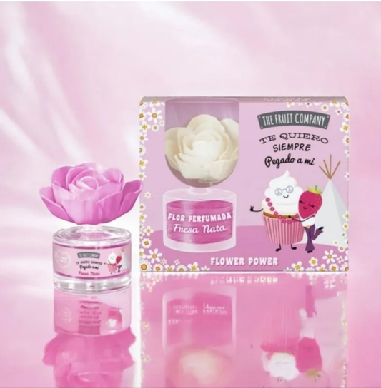 FLEUR  D’AMBIANCE PARFUMÉE 30 jours 0% Alcool FRAISE/CHANTILLY ( thé fruit compagny)