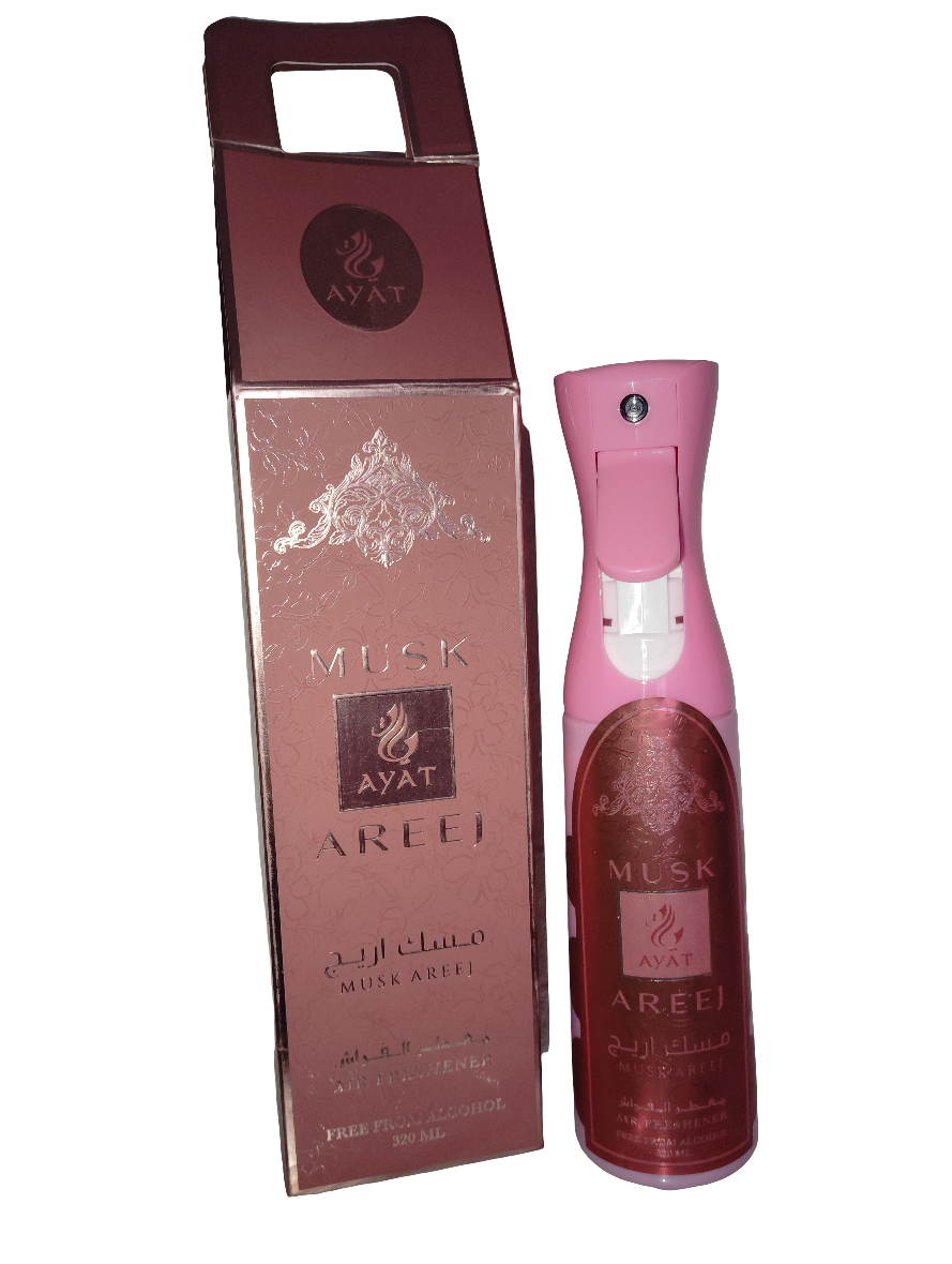 SPRAY D'AMBIANCE MUSK AREEJ AYAT PERFUME 320ml